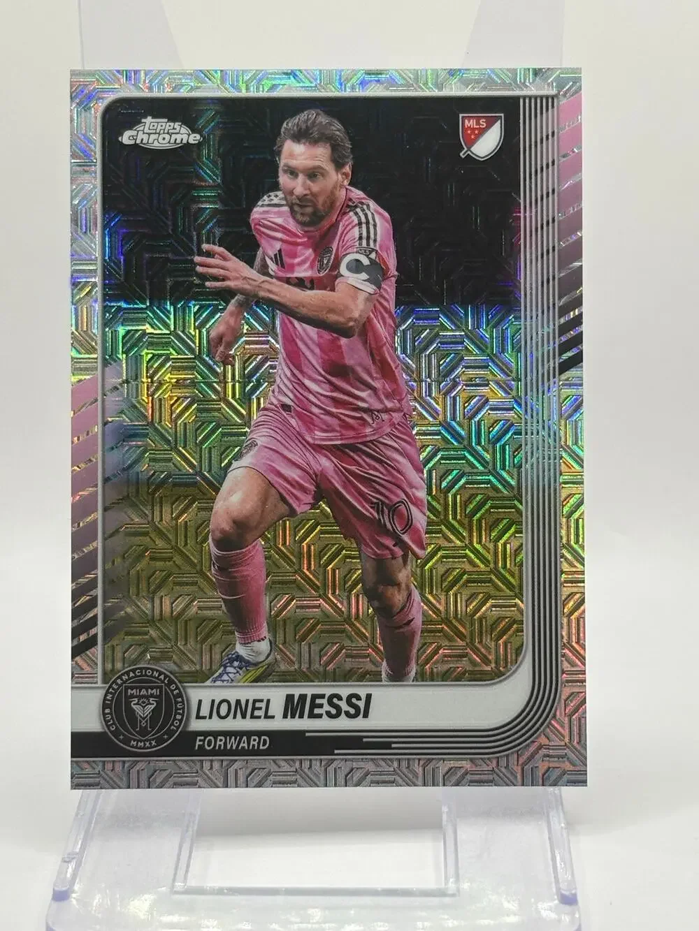 2025 Topps Chrome MLS Lionel Messi Mania Refractor #10 Inter Miami Argentina